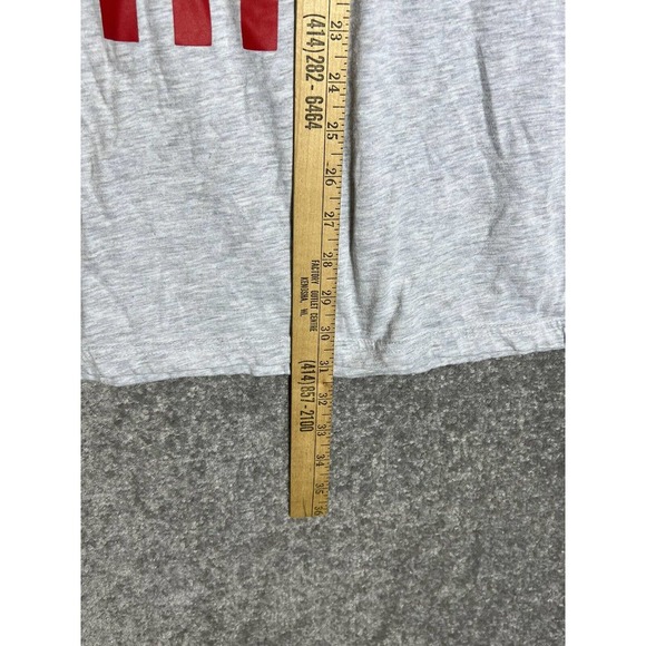 Vintage Skechers 1992‎ USA Flag Muscle Tee T-Shirt Mens Size 2XL Gray Sleeveless - Picture 5 of 6